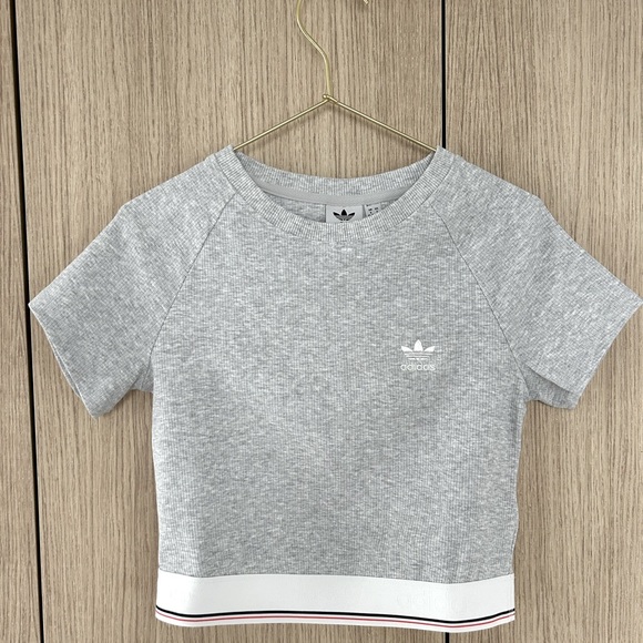 Adidas Women’s Originals Tape Waistband Tee - Picture 5 of 6
